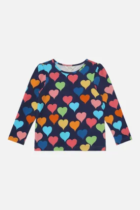 Love Heart Children's Long Sleeve T-shirt