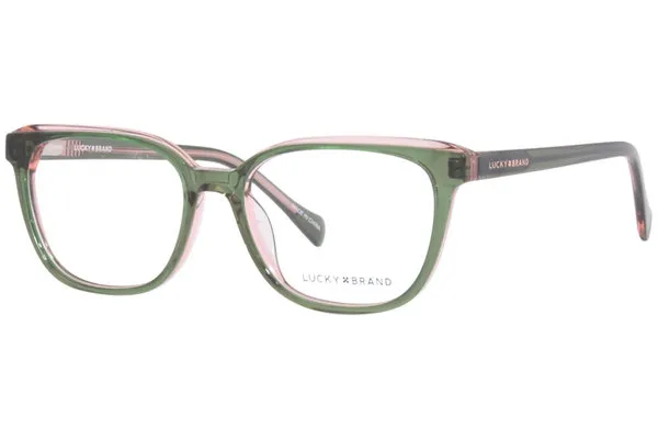 Lucky Brand VLBD726 0HVB Eyeglasses Youth Kids Girl's Havana/Blue Full Rim 49mm