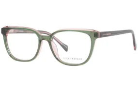 Lucky Brand VLBD726 0HVB Eyeglasses Youth Kids Girl's Havana/Blue Full Rim 49mm