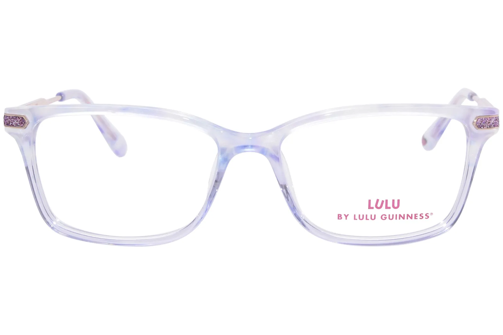 Lulu By Lulu Guinness LK045 Eyeglasses Youth Kids Girls Full Rim Rectangle Shape