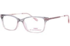 Lulu By Lulu Guinness LK045 Eyeglasses Youth Kids Girls Full Rim Rectangle Shape