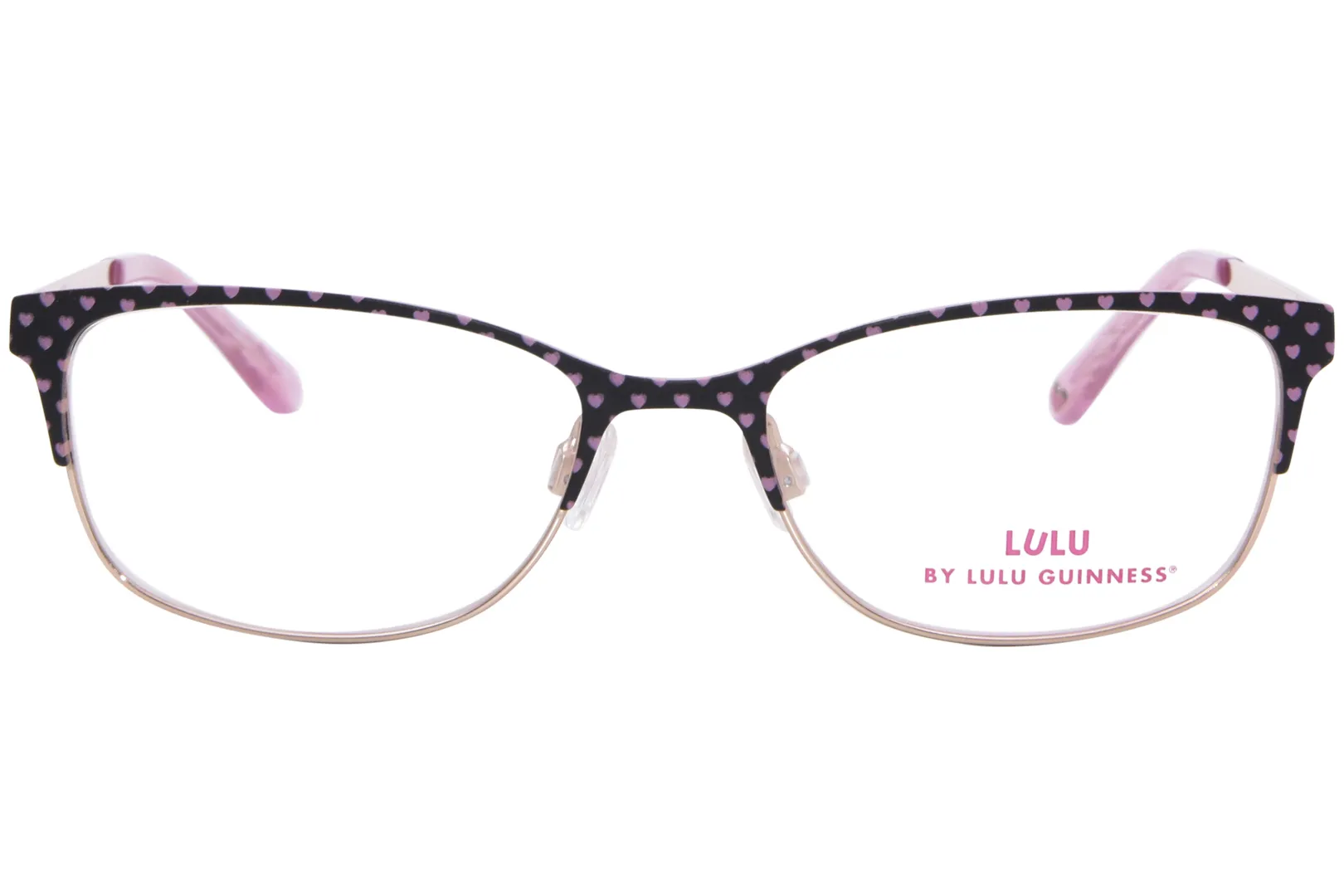 Lulu By Lulu Guinness LK047 Eyeglasses Youth Kids Girls Full Rim Rectangle Shape