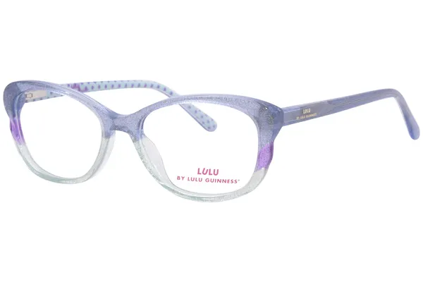 Lulu By Lulu Guinness LK049 Eyeglasses Youth Kids Girl's Full Rim Oval Shape