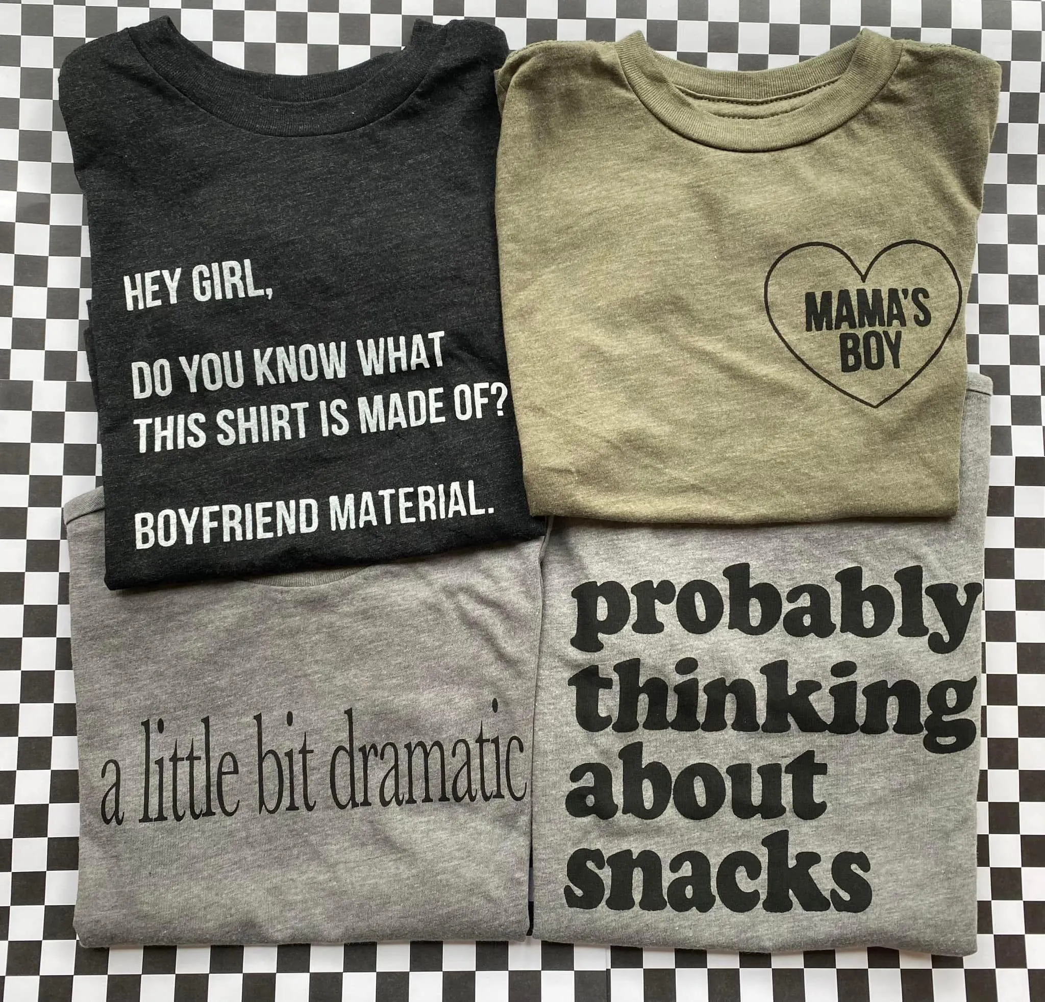 Mama's Boy Graphic Tee for Kids