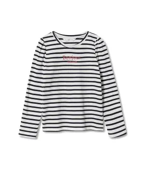 MANGO Children's Bonjour T-Shirt for Little and Big Kids