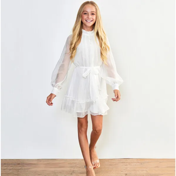 Marlo Kids Alexa Dress, Ivory