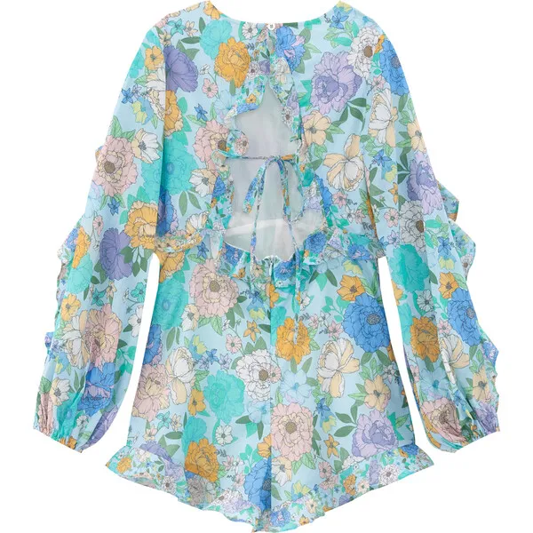 Marlo Kids Azure Romper, Floral