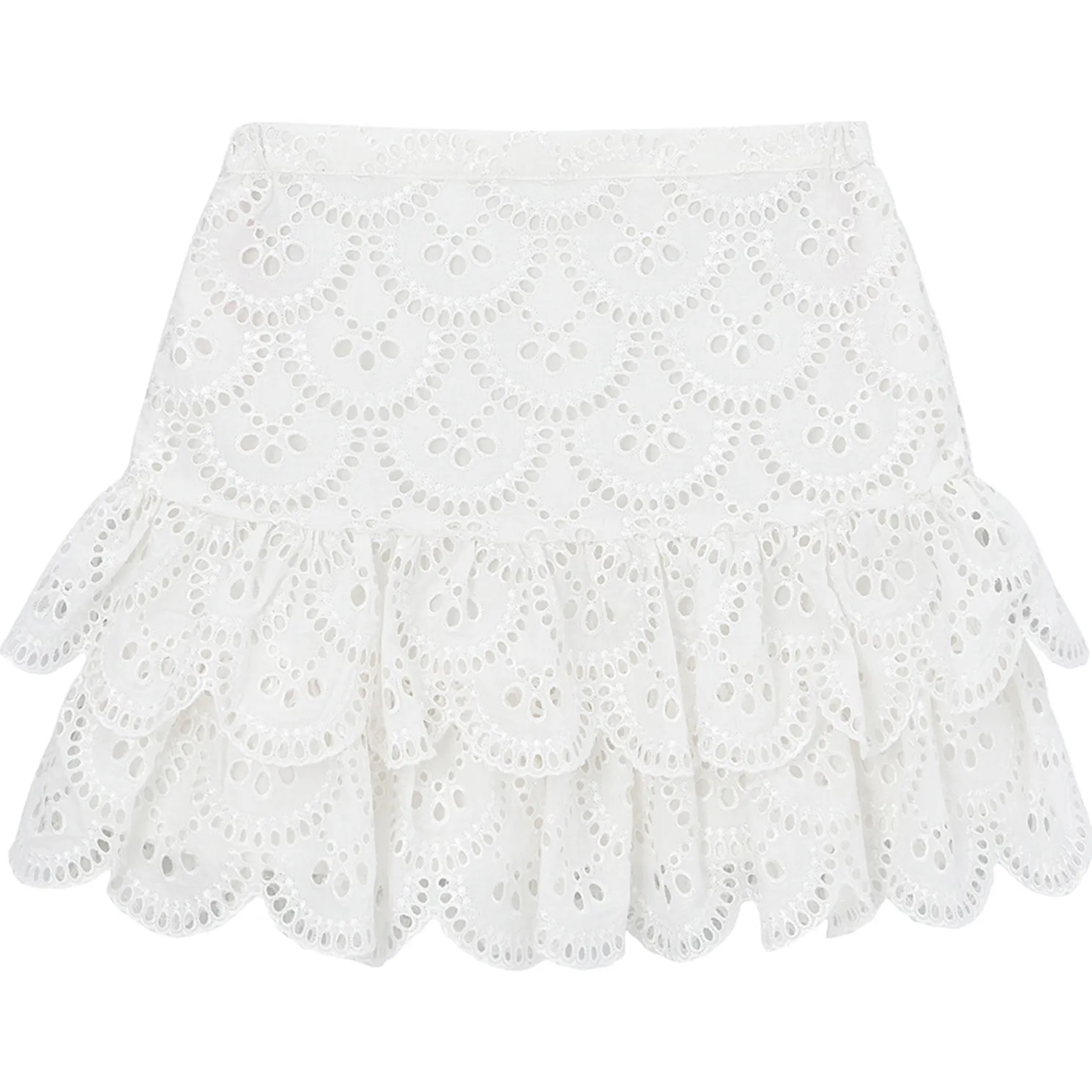 Marlo Kids Courtney Skirt, Ivory