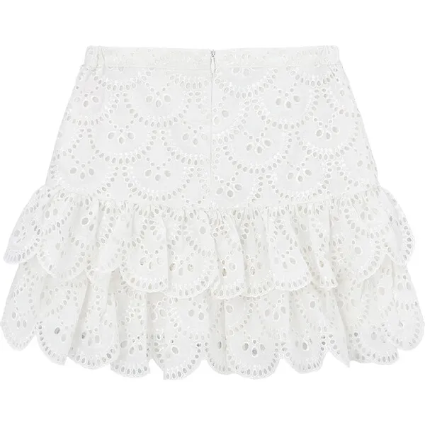 Marlo Kids Courtney Skirt, Ivory