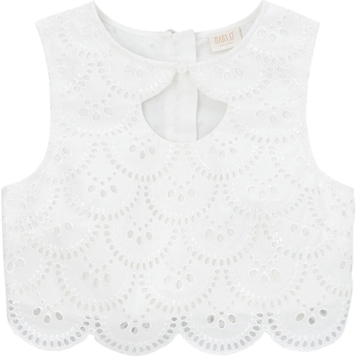 Marlo Kids Courtney Top, Ivory