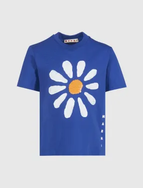 MARNI KIDS' T-SHIRT   BLUE