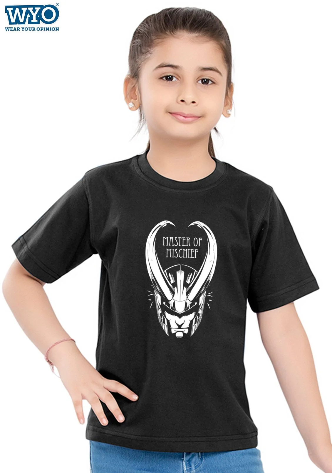 Master Of Mischief Glow In Dark Kids T-Shirts