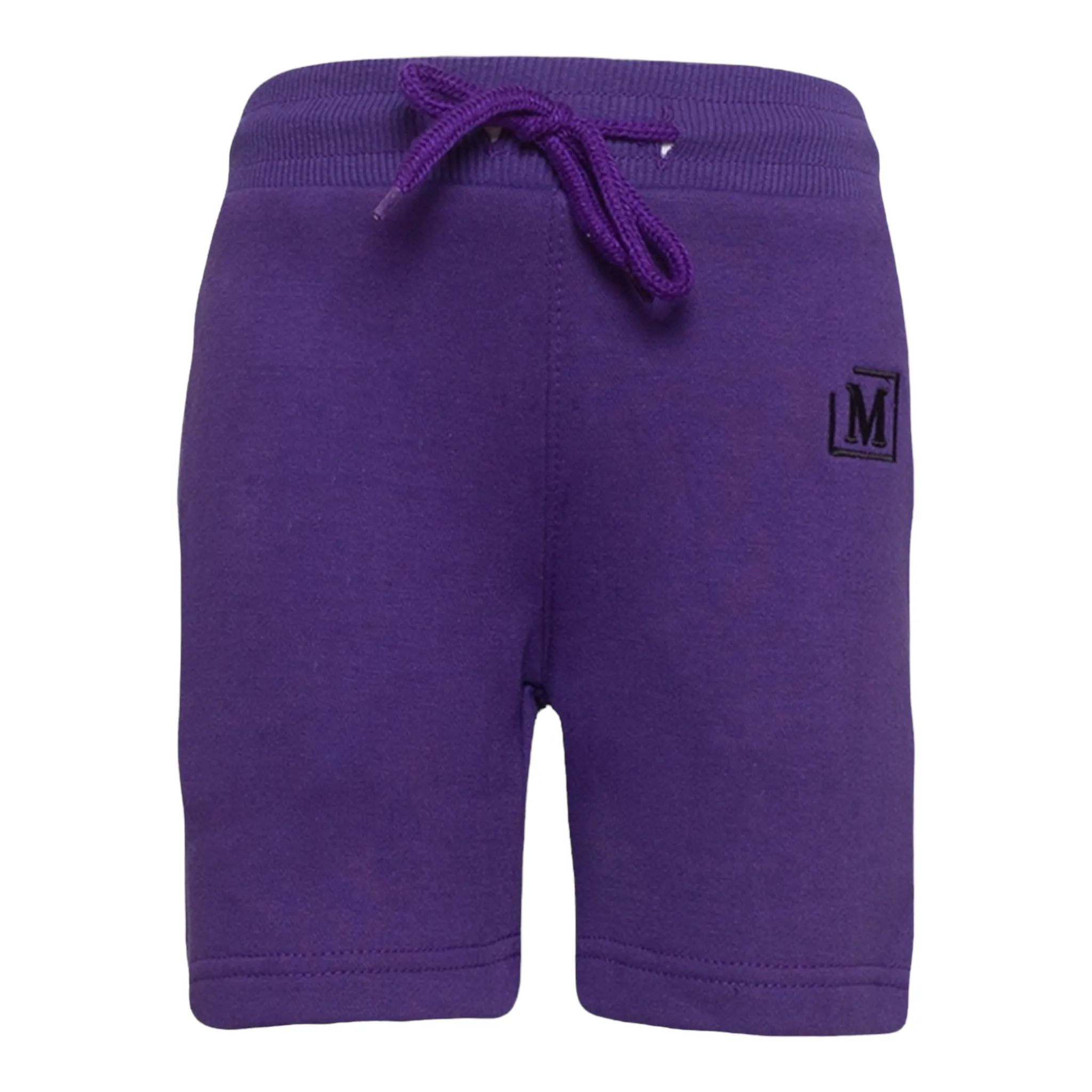 MDB Brand Kids Logo Tape Shorts - Cool Tone Color