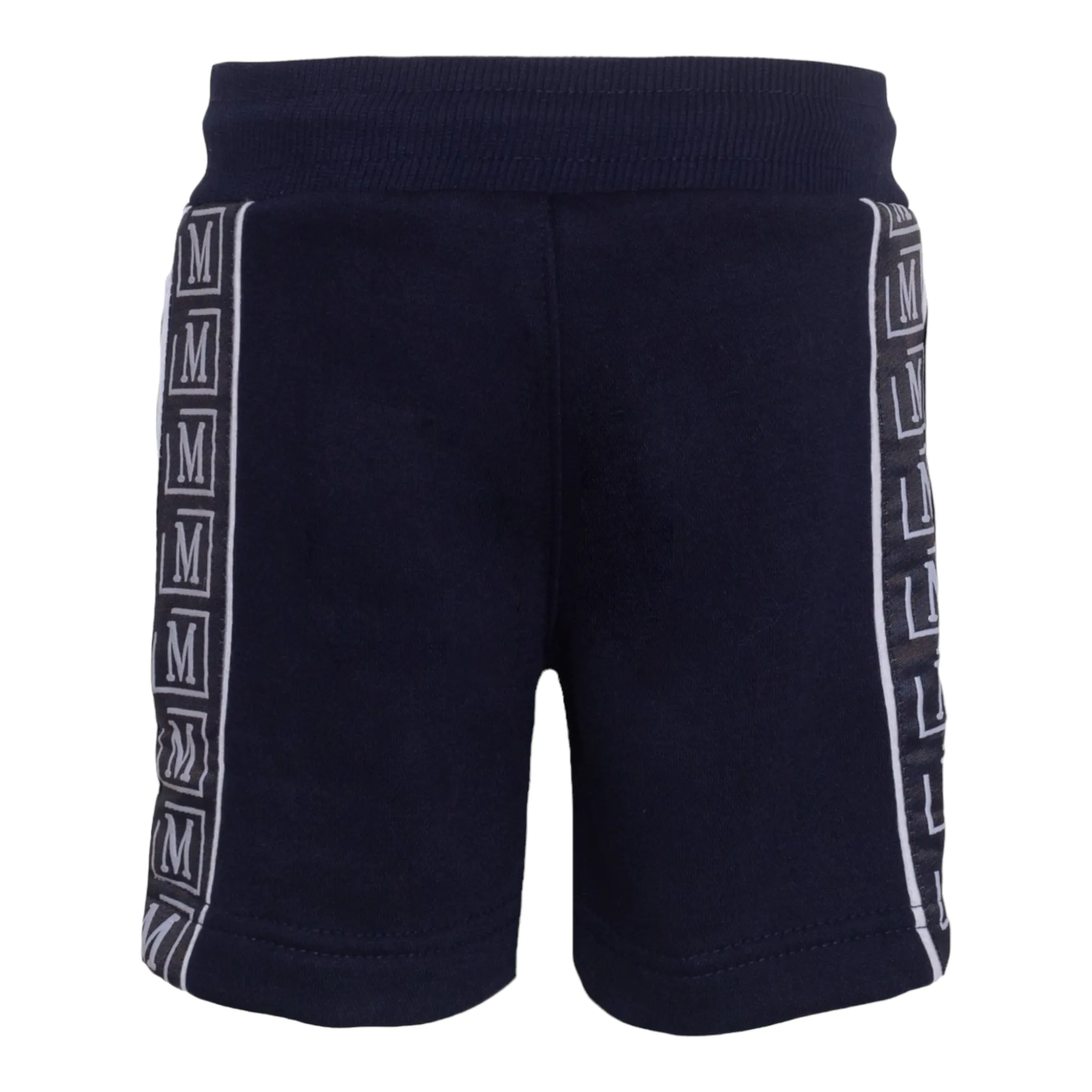 MDB Brand Kids Logo Tape Shorts - Cool Tone Color