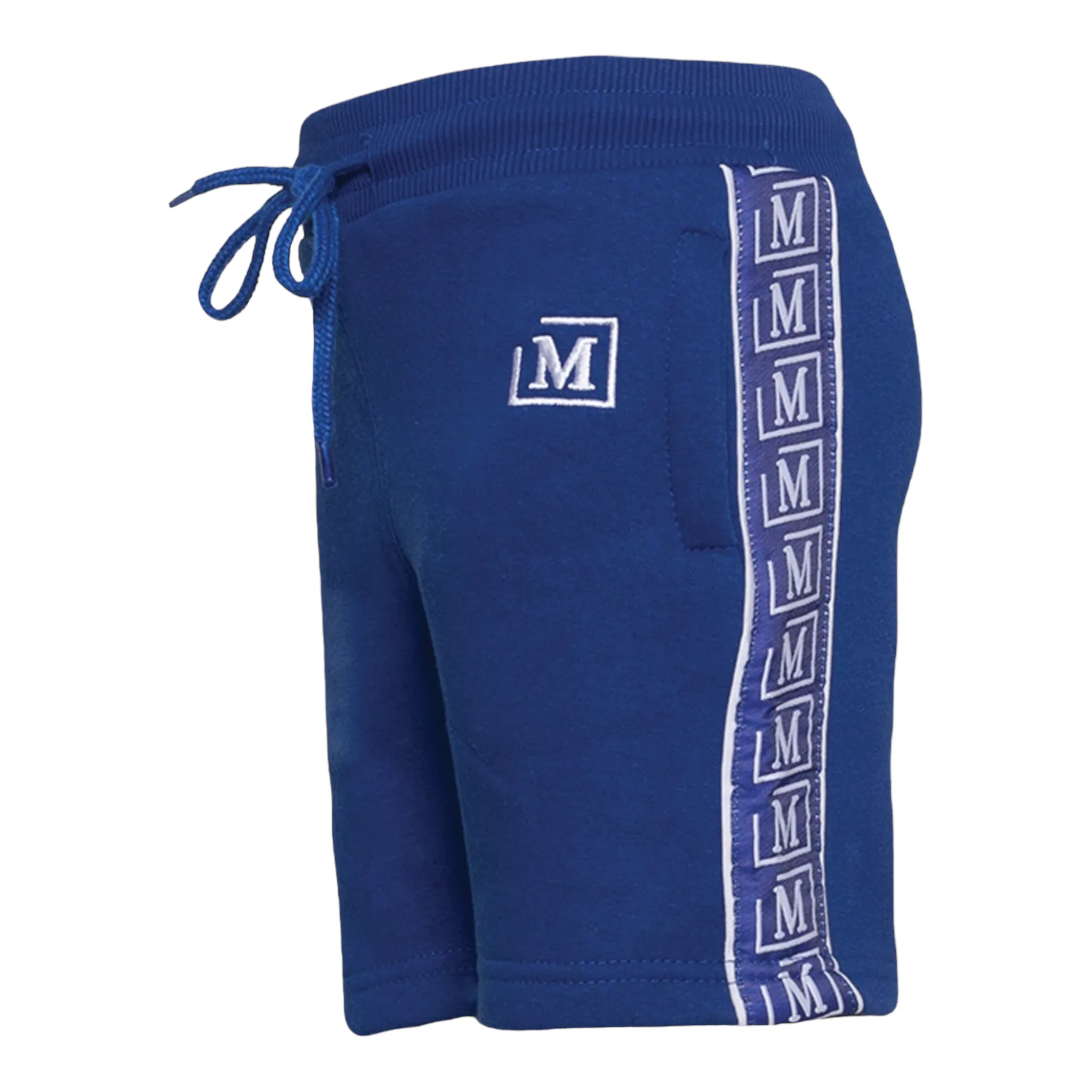 MDB Brand Kids Logo Tape Shorts - Cool Tone Color