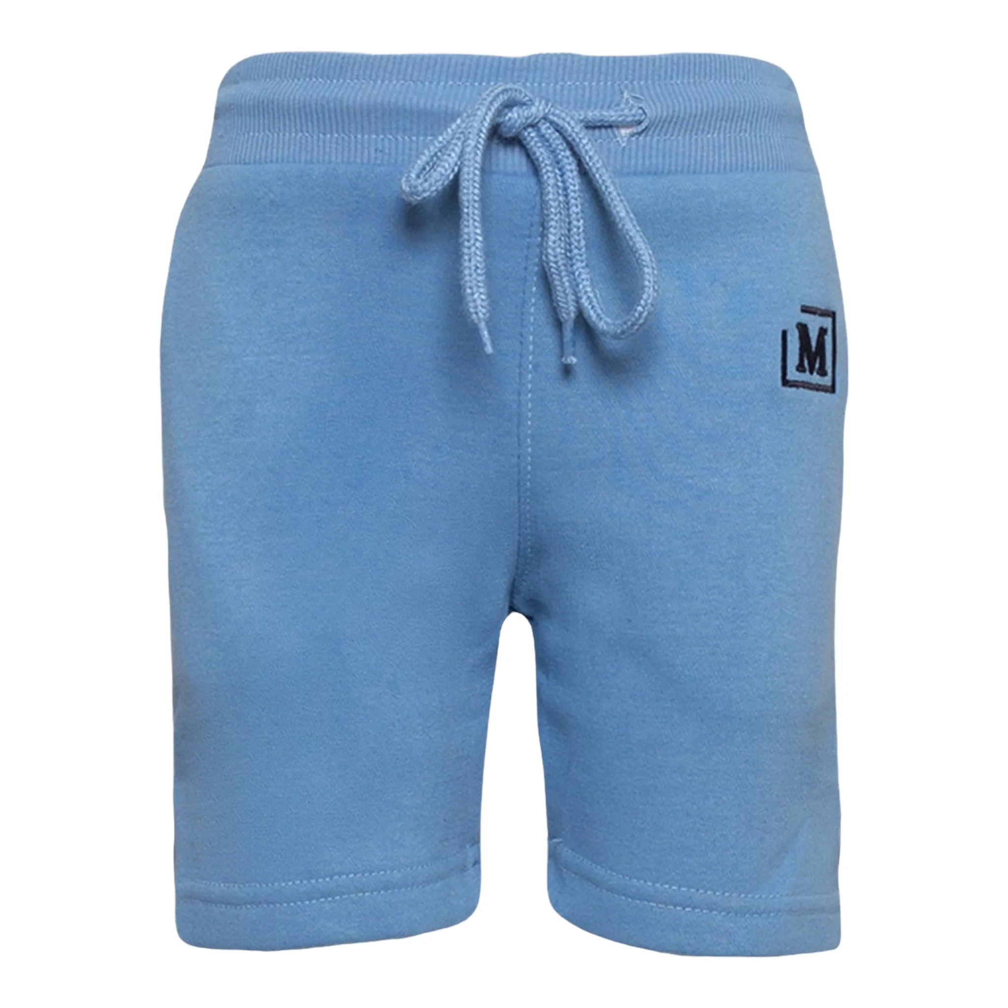 MDB Brand Kids Logo Tape Shorts - Cool Tone Color