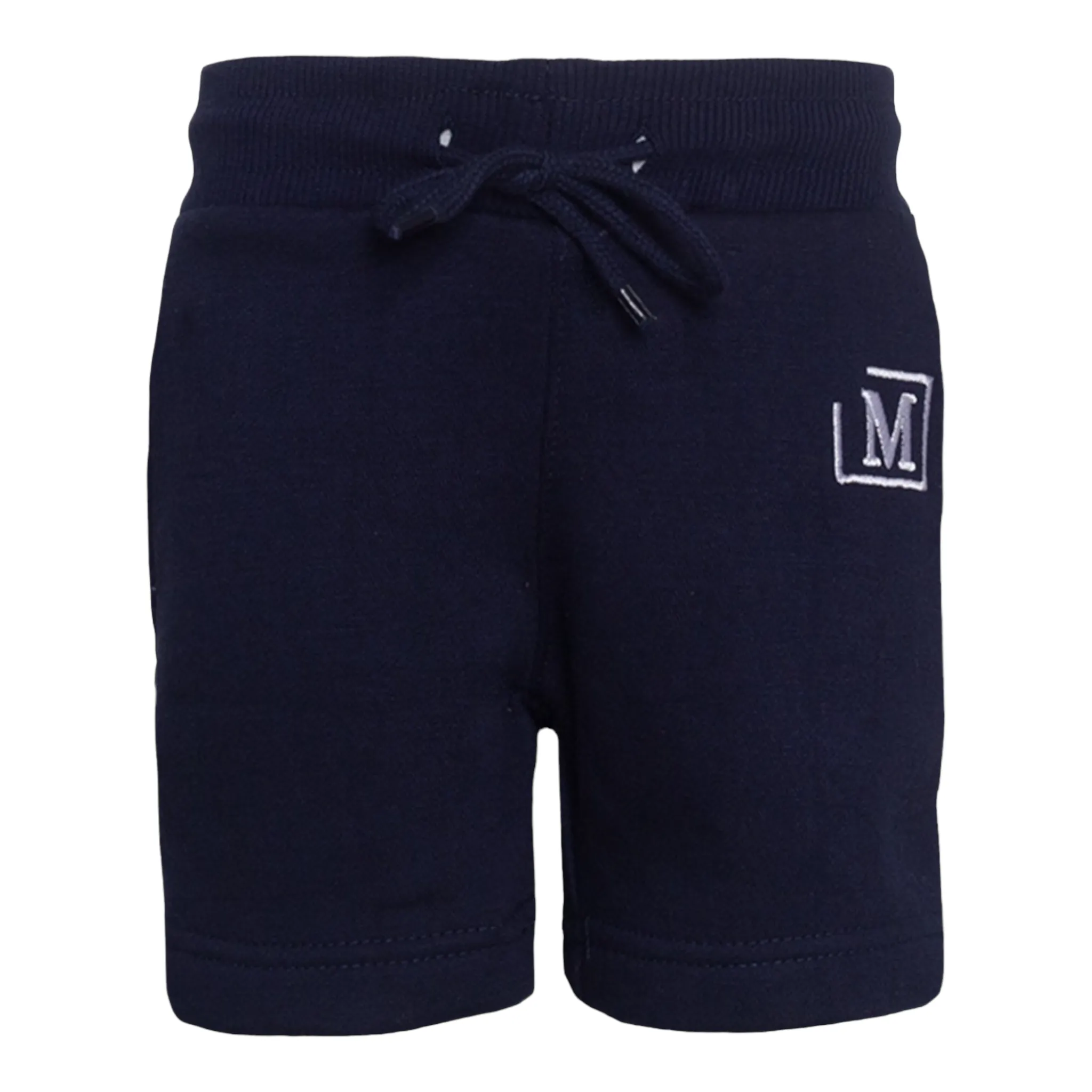 MDB Brand Kids Logo Tape Shorts - Cool Tone Color