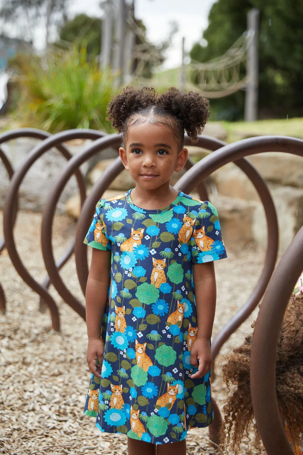 Meadow Cat Children's Dress