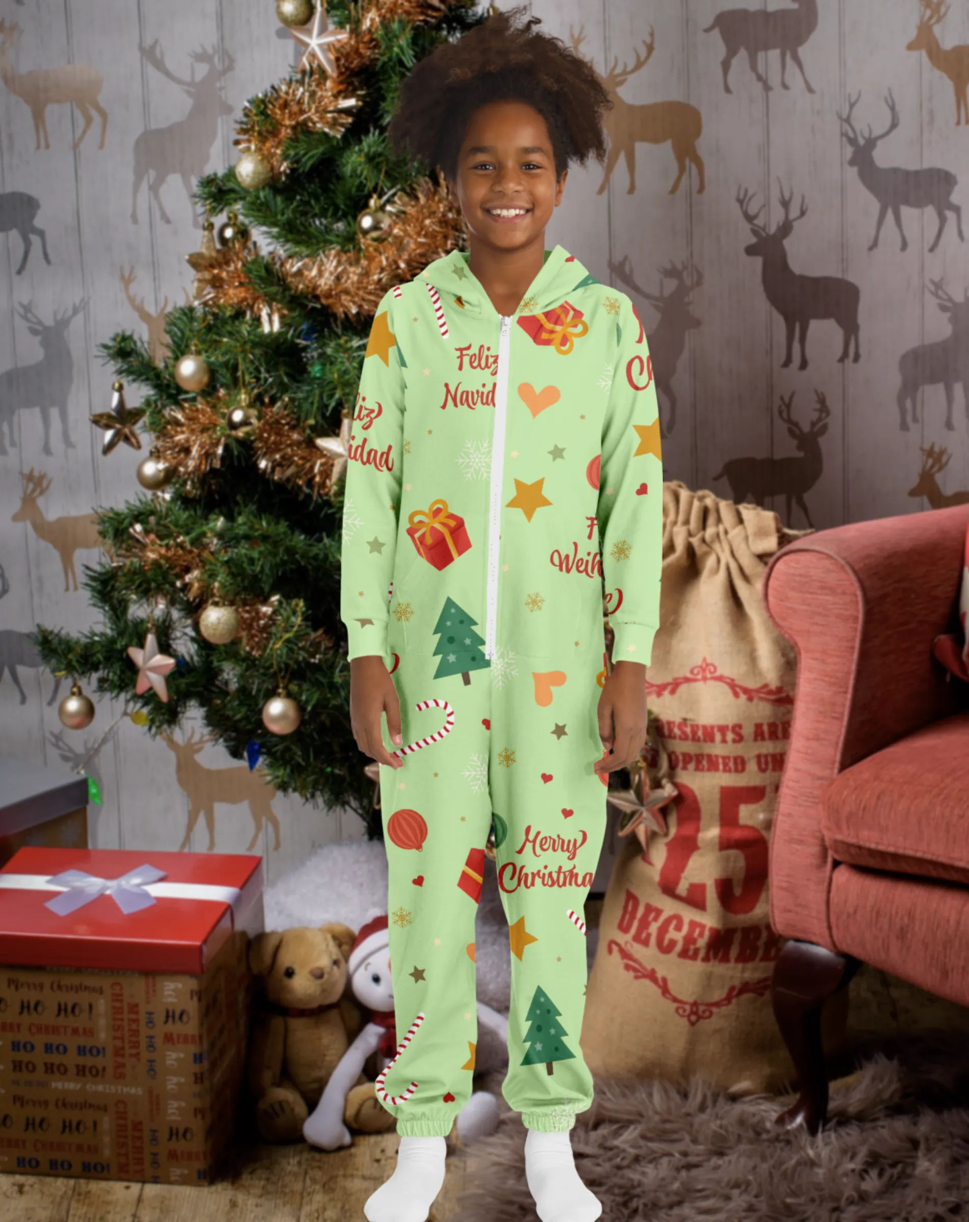 Merry Christmas Kids' Jumpsuit