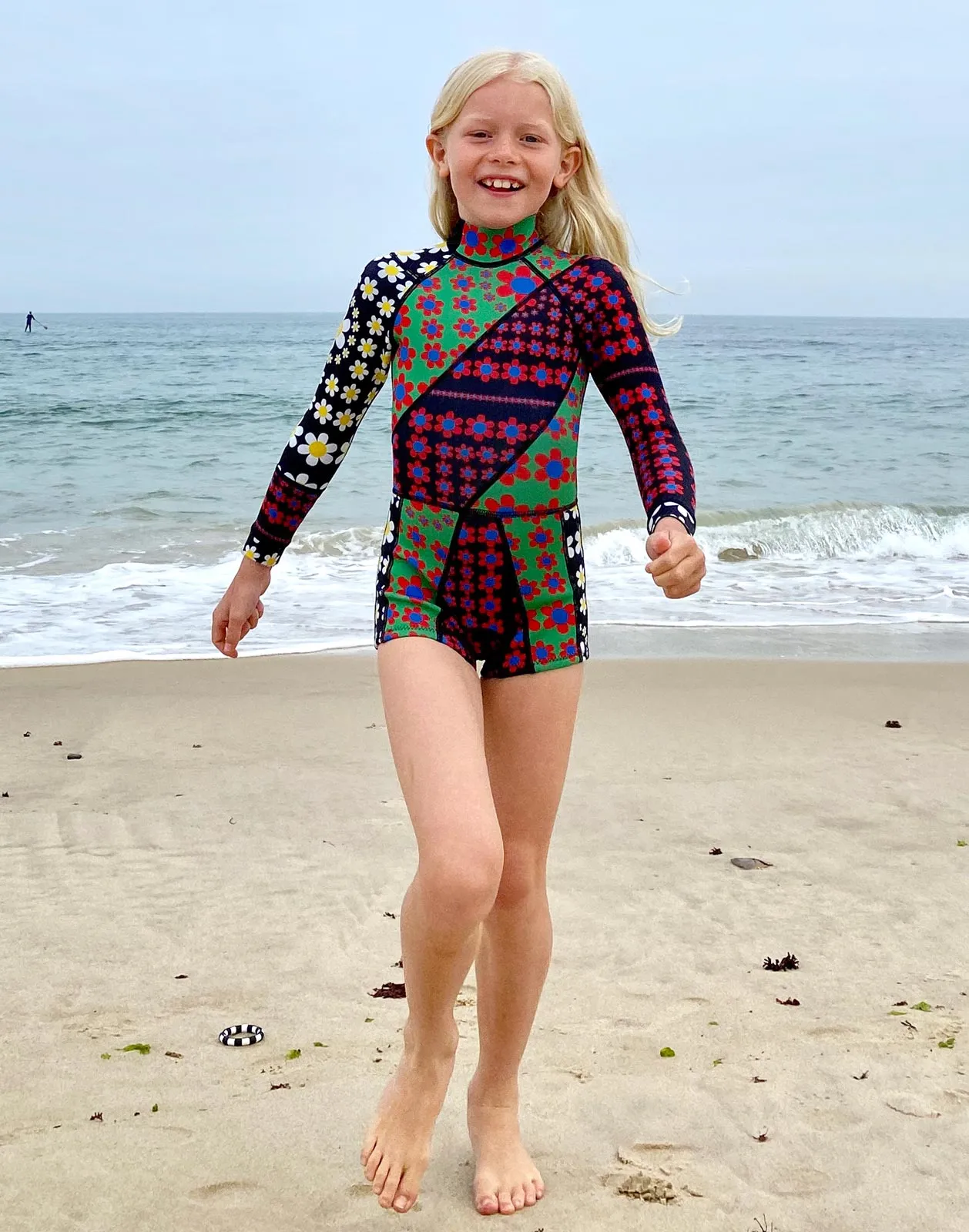 Mia Daisy Patchwork Kids Wetsuit