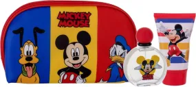 Mickey Mouse 3pc Gift Set: Eau de Toilette 50 ml, Shower Gel 100 ml & Cosmetic Bag