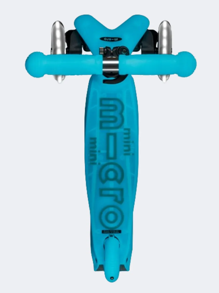 Micro Mini Deluxe Glow Led Kids Skating Scooter Glacier Aqua