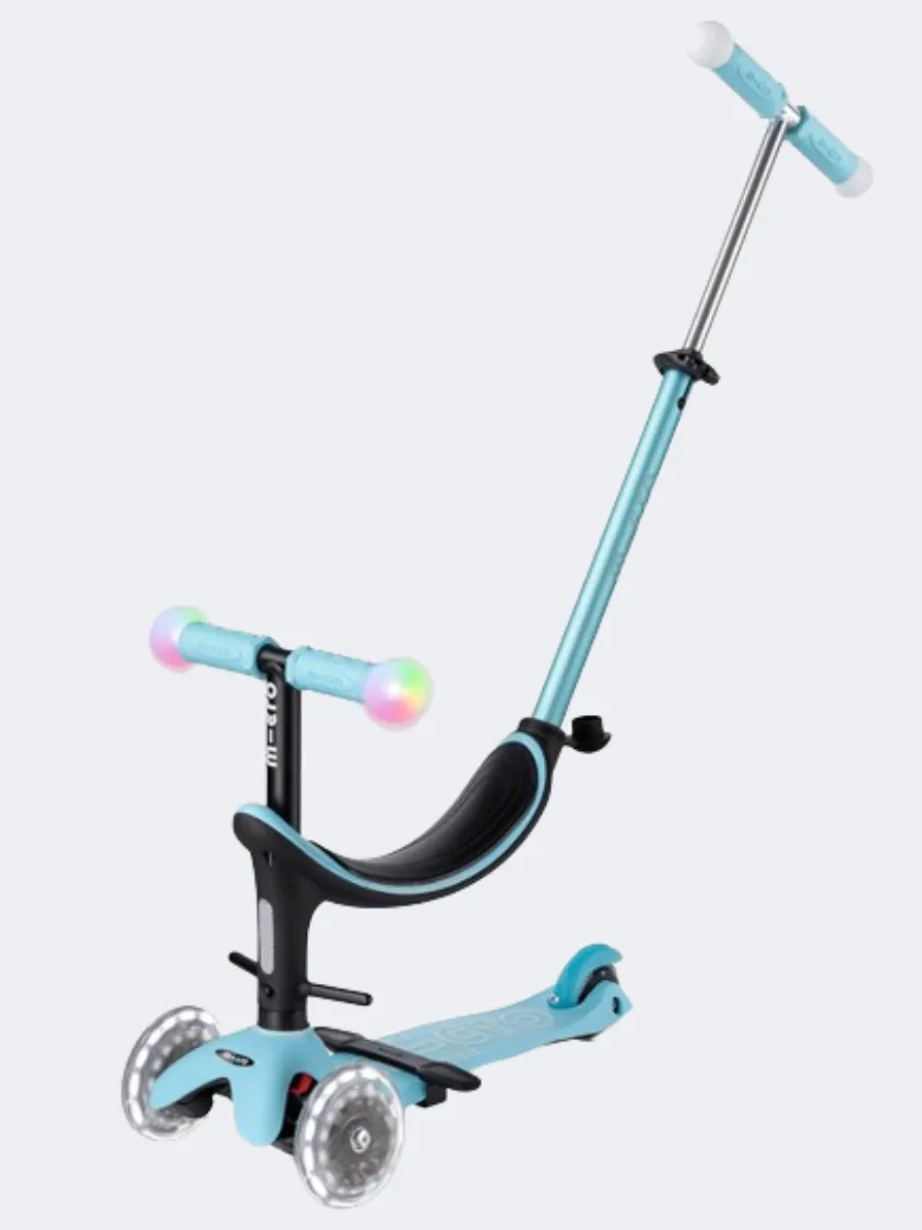 Micro Mini2Grow Deluxe Magic Led Kids Skating Scooter Blue/Black