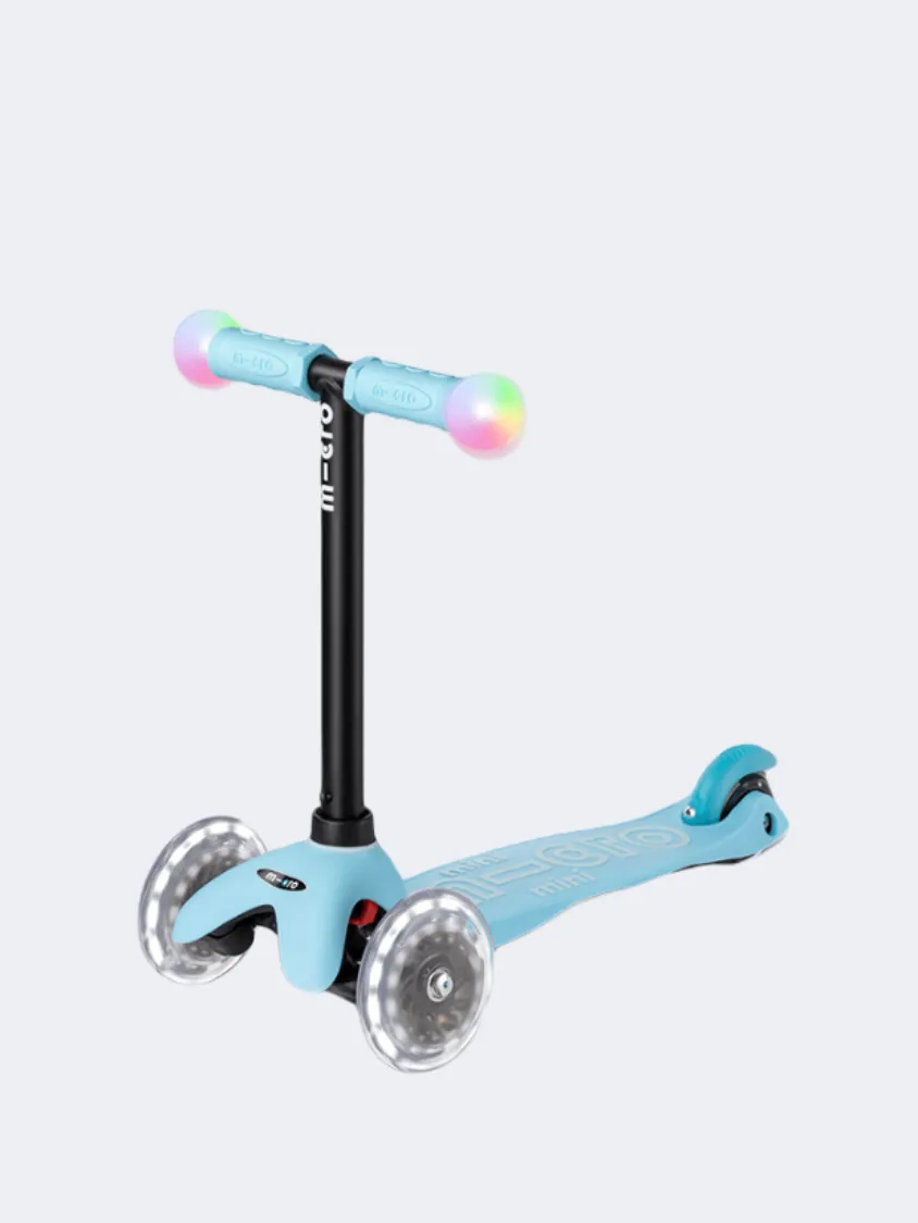 Micro Mini2Grow Deluxe Magic Led Kids Skating Scooter Blue/Black