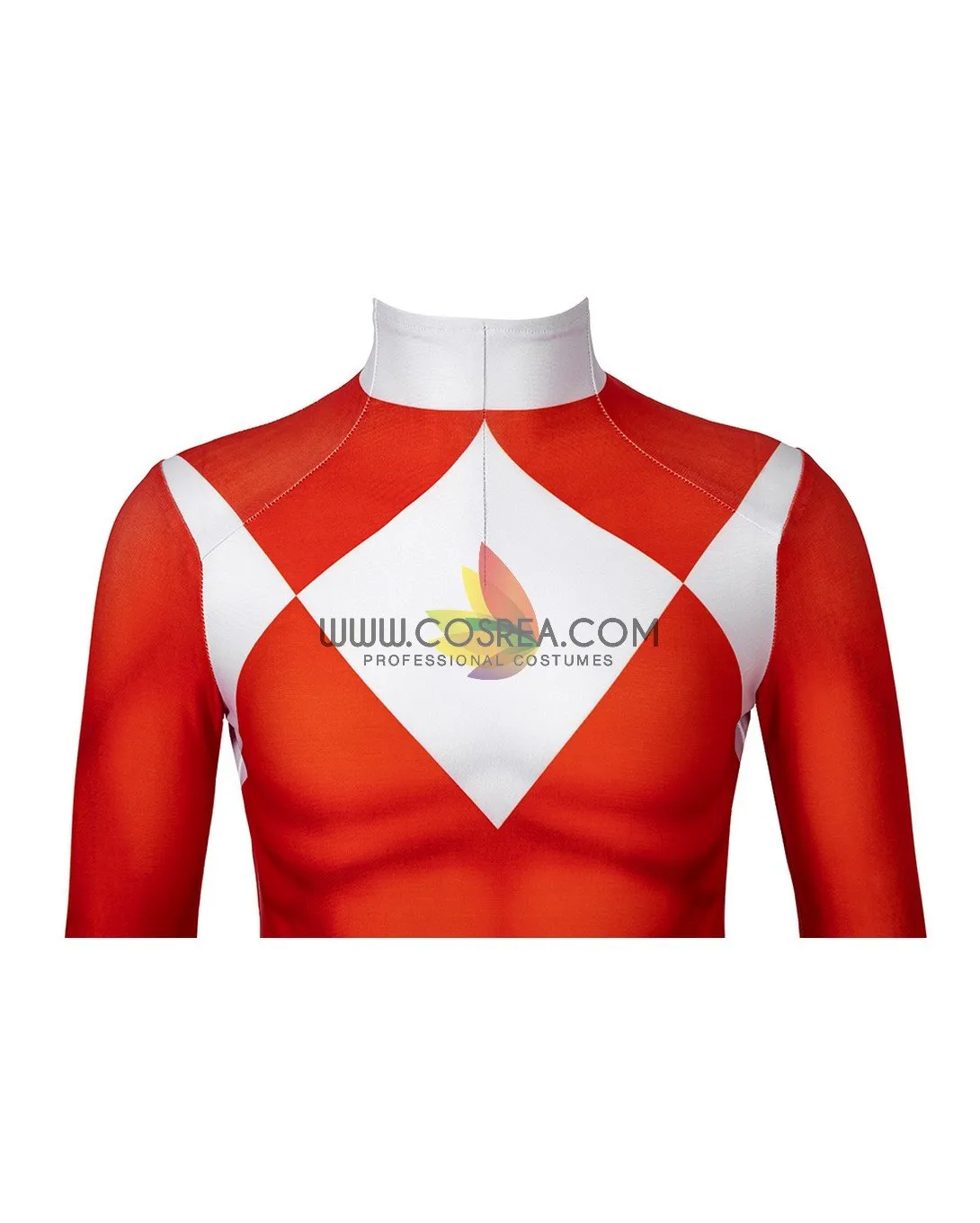 Red Ranger Kids Size Digital Printed Cosplay Costume inspired by Mighty Morphin Power Rangers