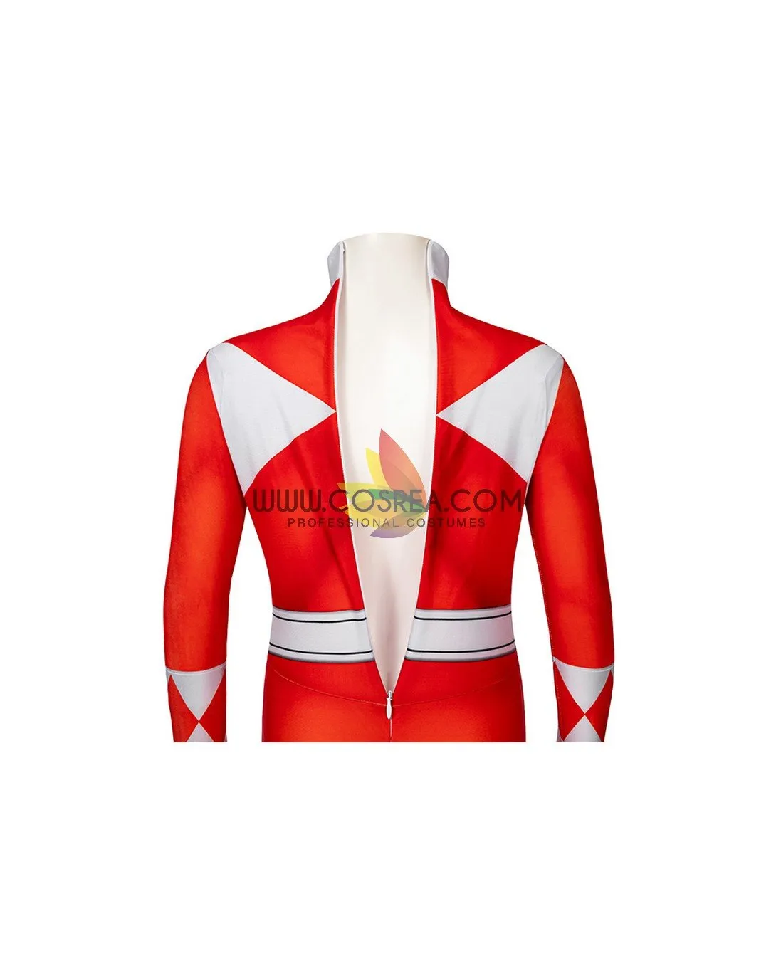 Red Ranger Kids Size Digital Printed Cosplay Costume inspired by Mighty Morphin Power Rangers