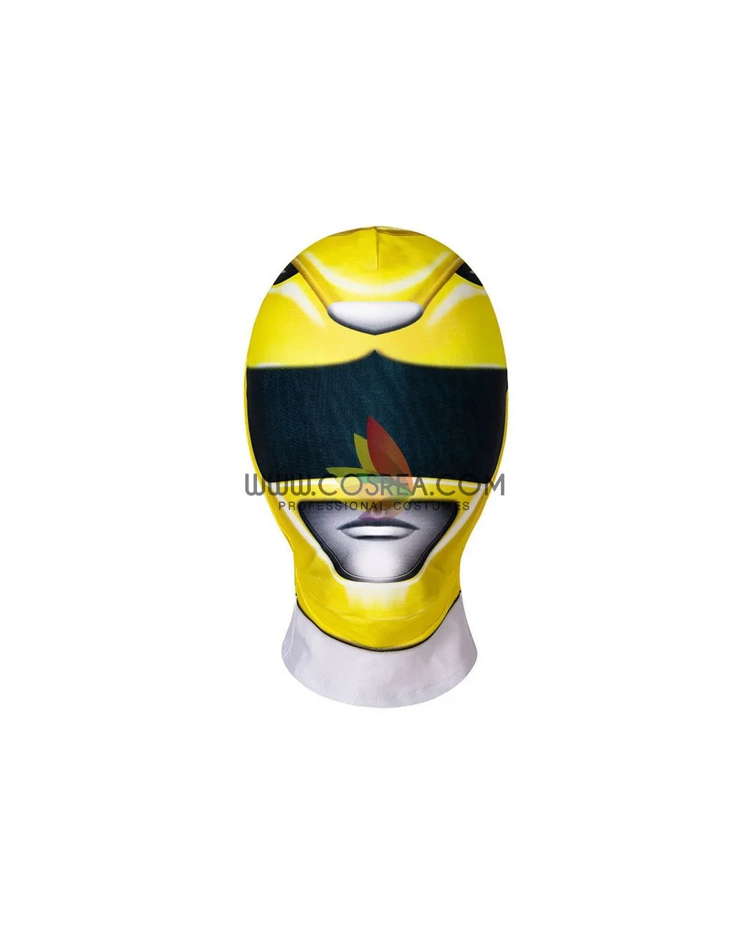 Kids Size Digital Printed Cosplay Costume of Mighty Morphin Power Rangers Yellow Ranger