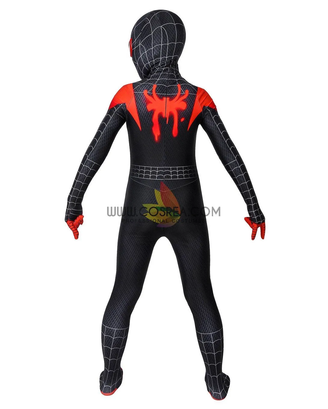 Miles Morales Into The Spider-Verse Digital Printed Kids Cosplay Costume