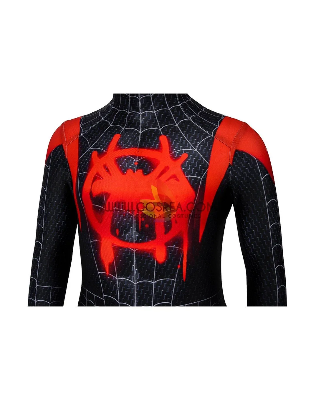 Miles Morales Into The Spider-Verse Digital Printed Kids Cosplay Costume