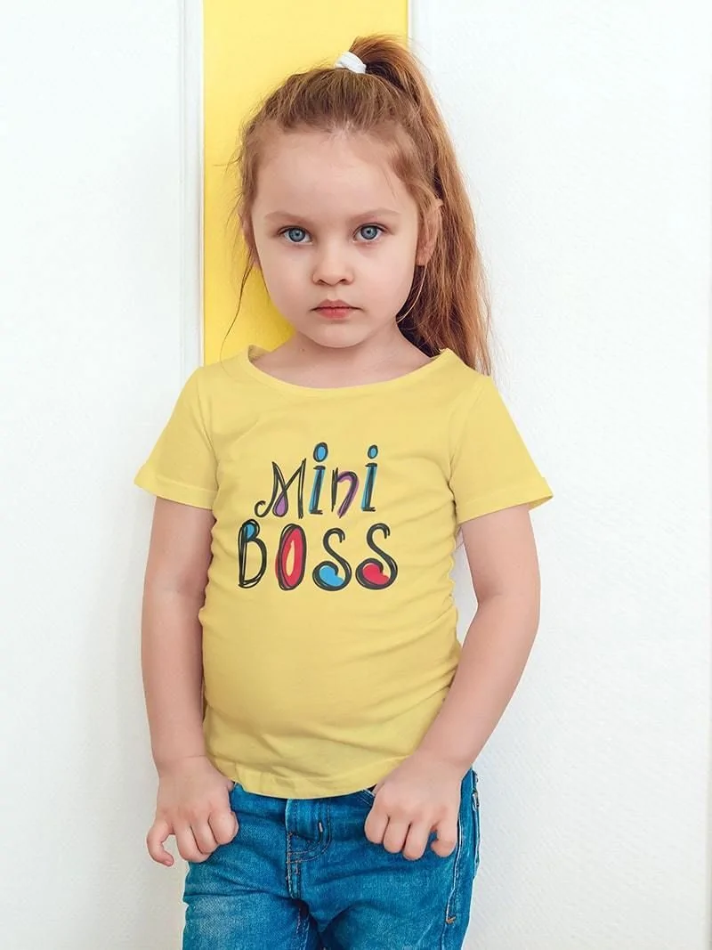 Mini Boss Kids T-Shirt