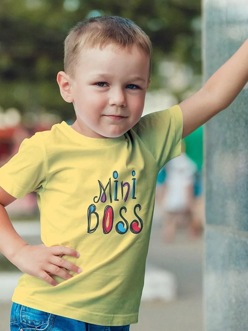 Mini Boss Kids T-Shirt