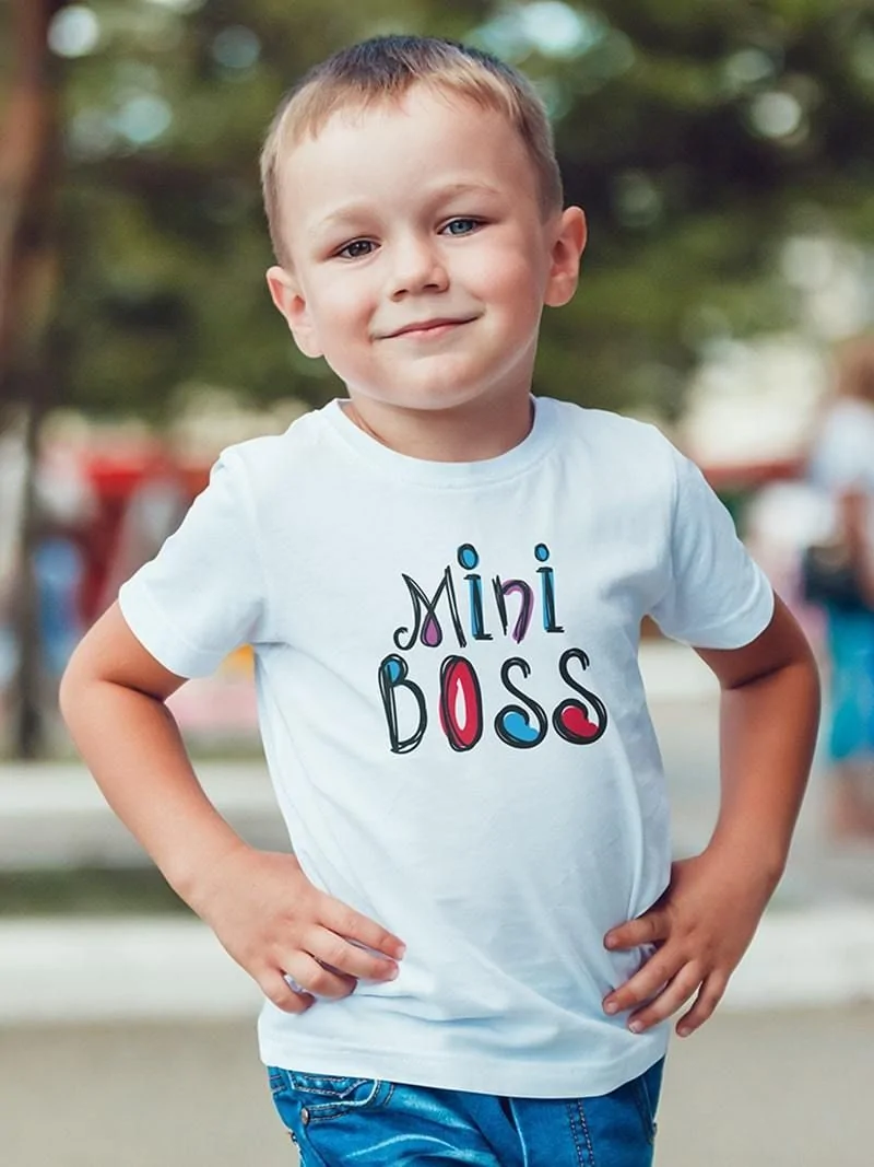 Mini Boss Kids T-Shirt