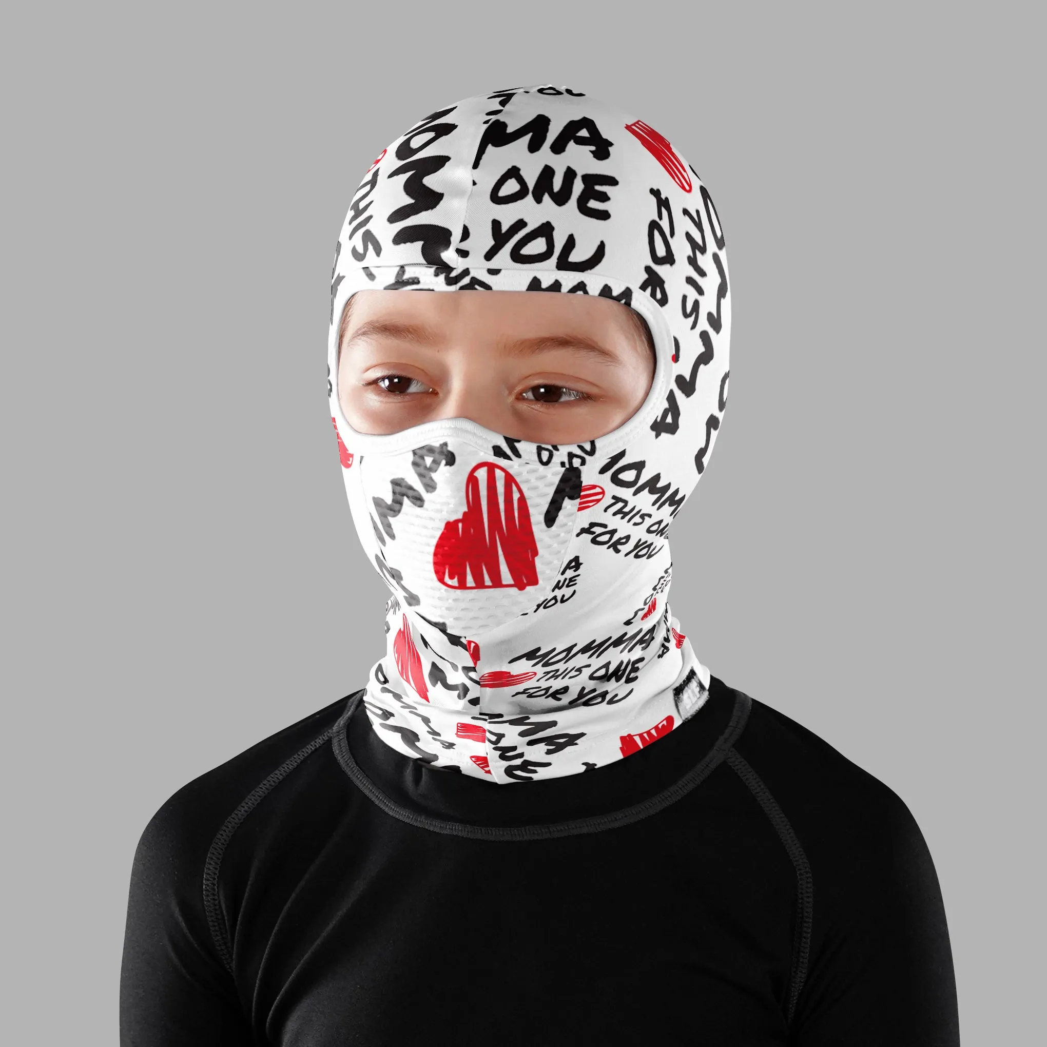 Momma Pattern Kids Shiesty Mask