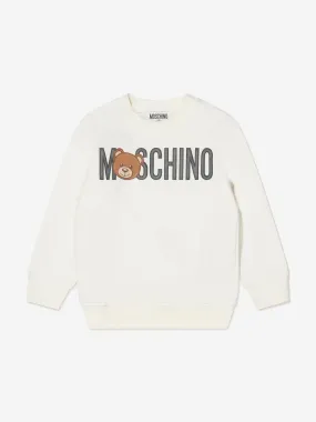 Moschino Kids Bear Logo Sweatshirt