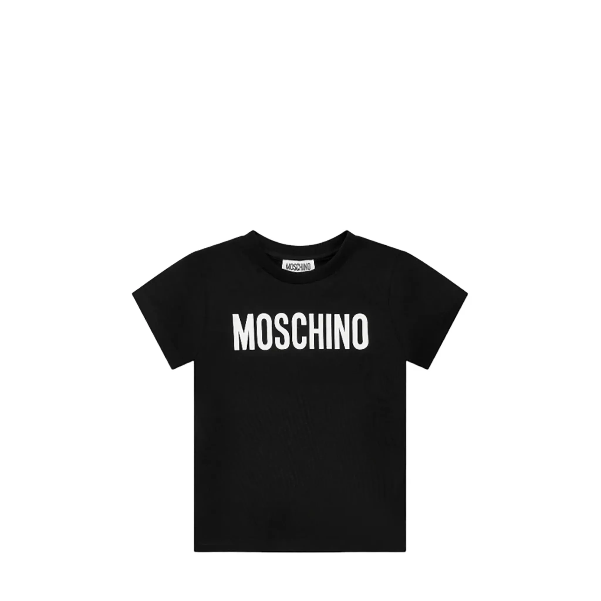 Moschino Kids Big Text Logo Cotton T-Shirt