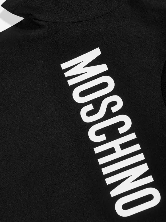 Moschino Kids Big Text Logo Cotton T-Shirt