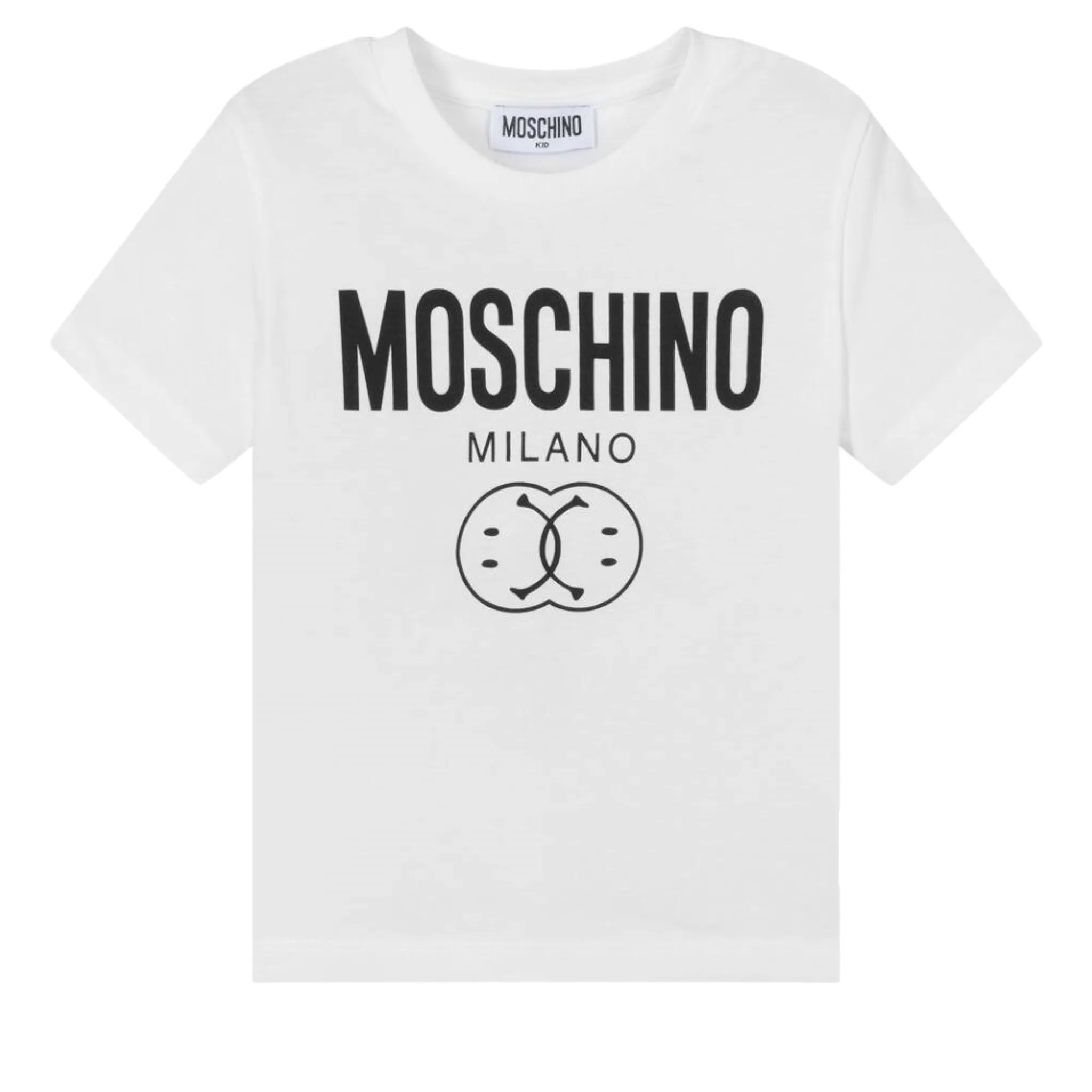 Moschino Kids Milano Logo T-Shirt