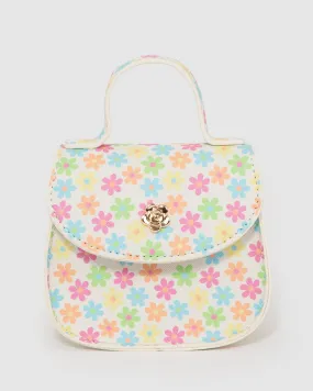 Multi Colour Kids Milana Flower Mini Bag