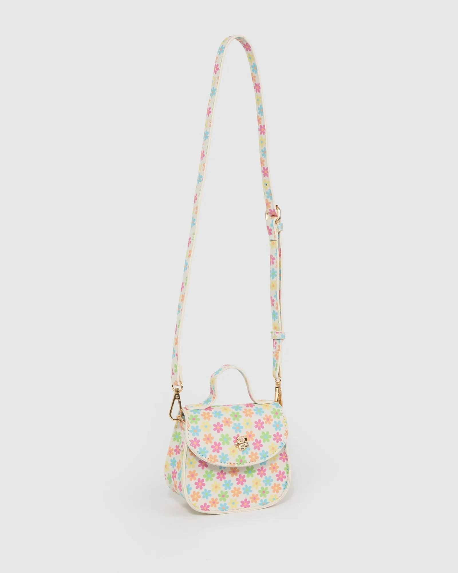 Multi Colour Kids Milana Flower Mini Bag