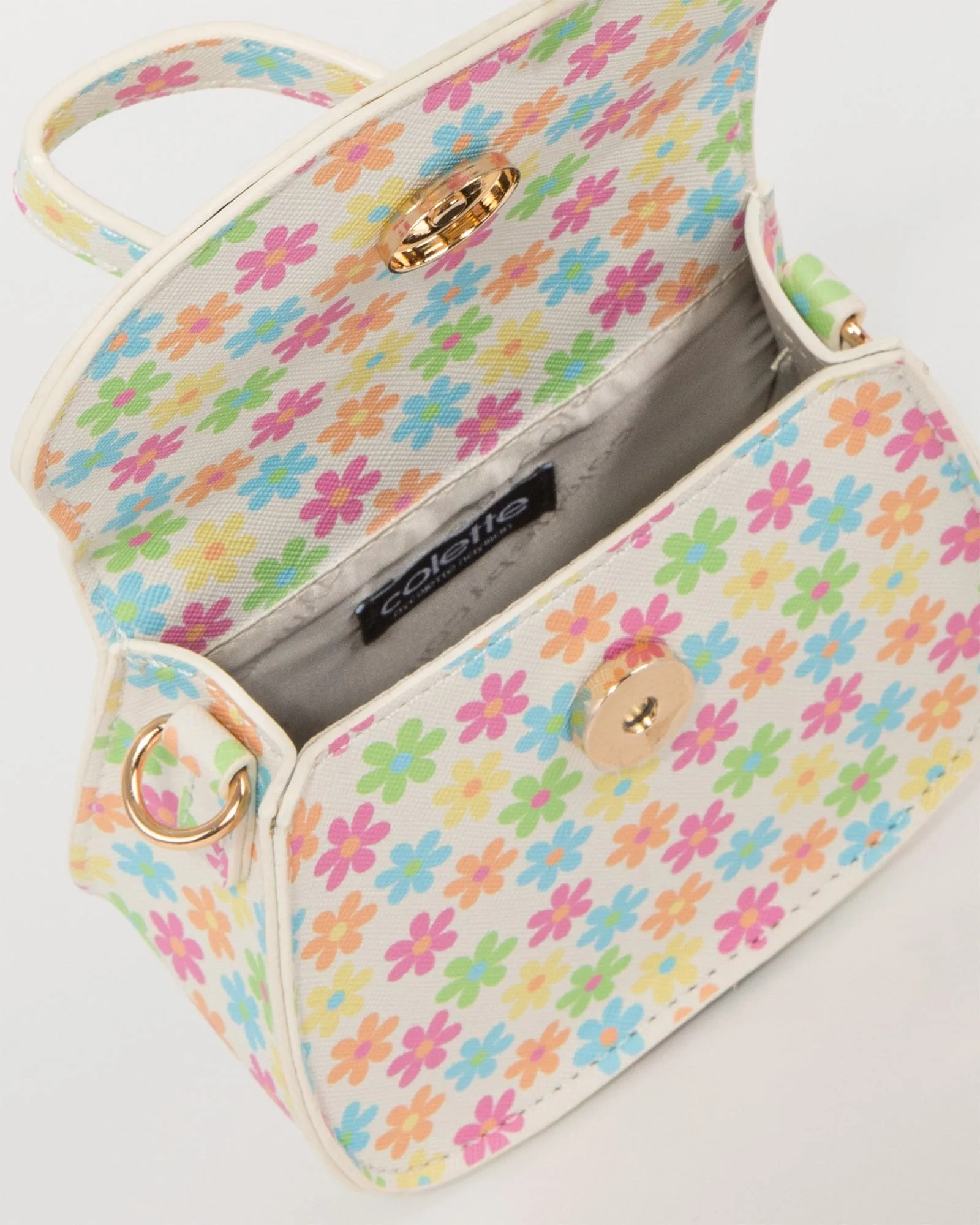 Multi Colour Kids Milana Flower Mini Bag