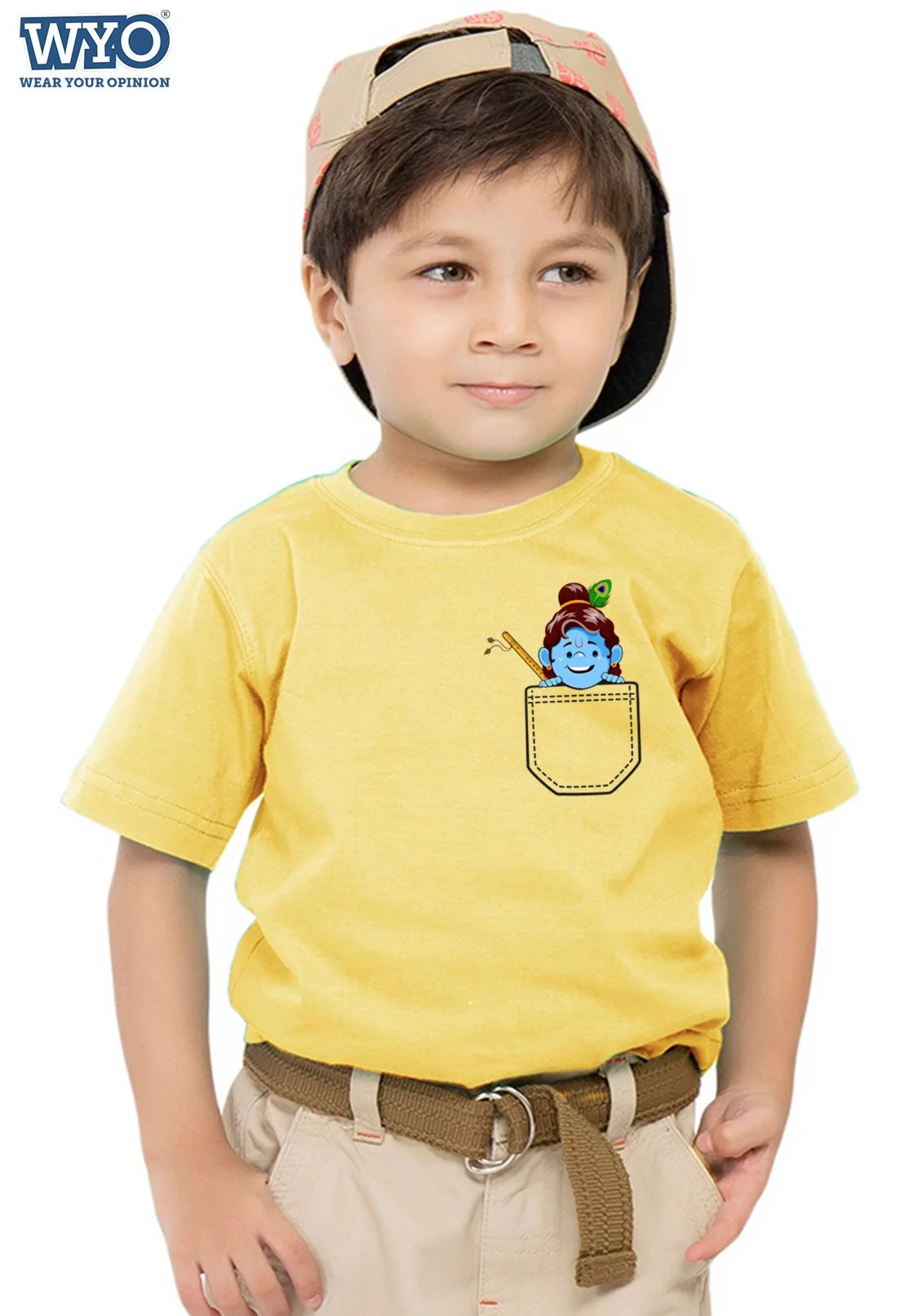 Natkhat Krishna Kids T-Shirt