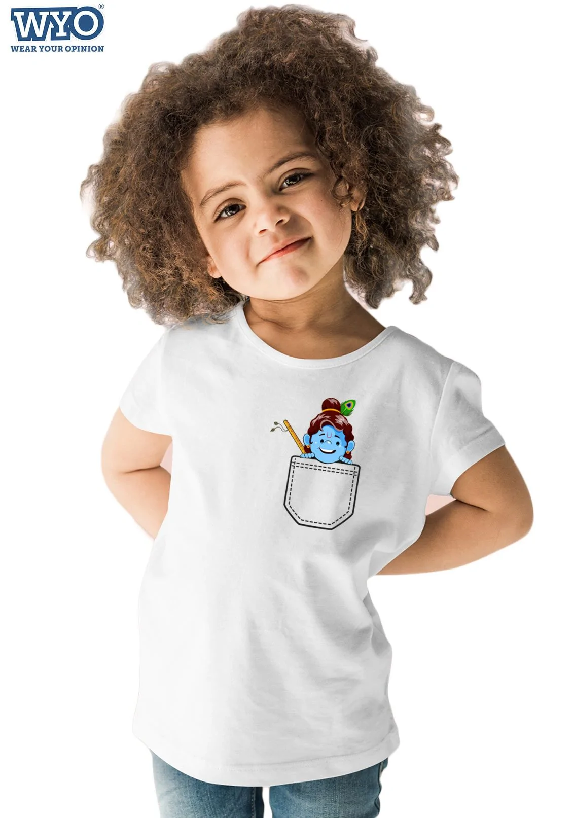 Natkhat Krishna Kids T-Shirt