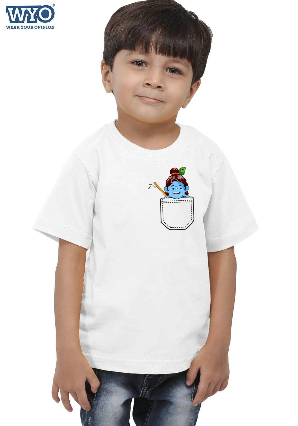 Natkhat Krishna Kids T-Shirt