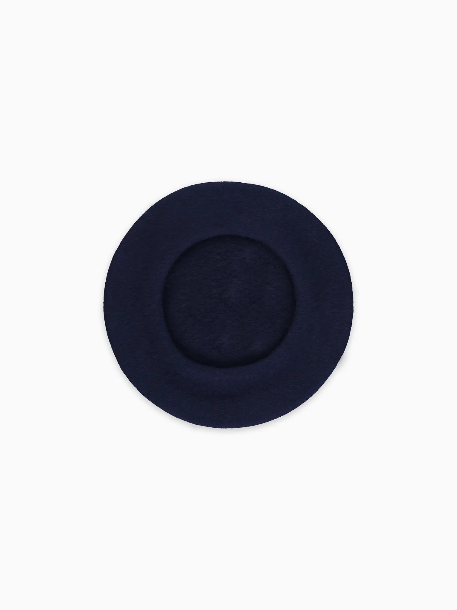 Navy Kids Wool Beret