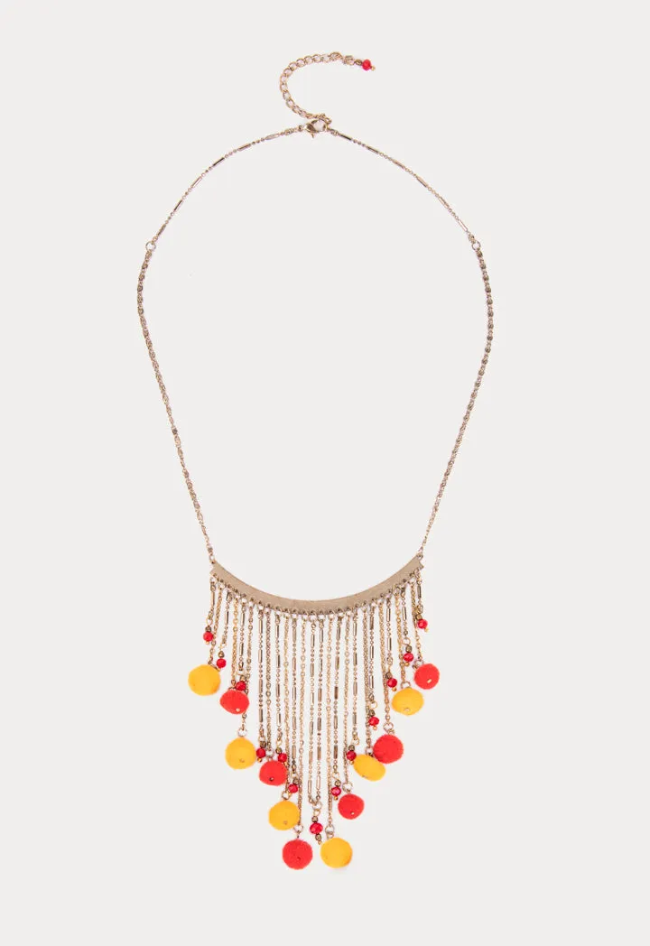 Chic Pompom Necklace