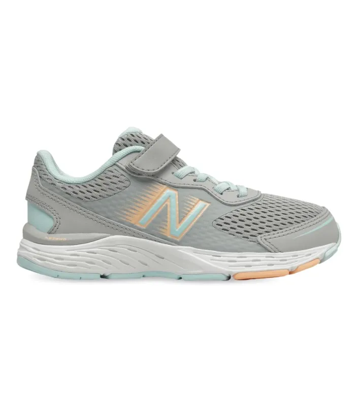 new balance 680 v6 Kids Shoes in Grey/Blue